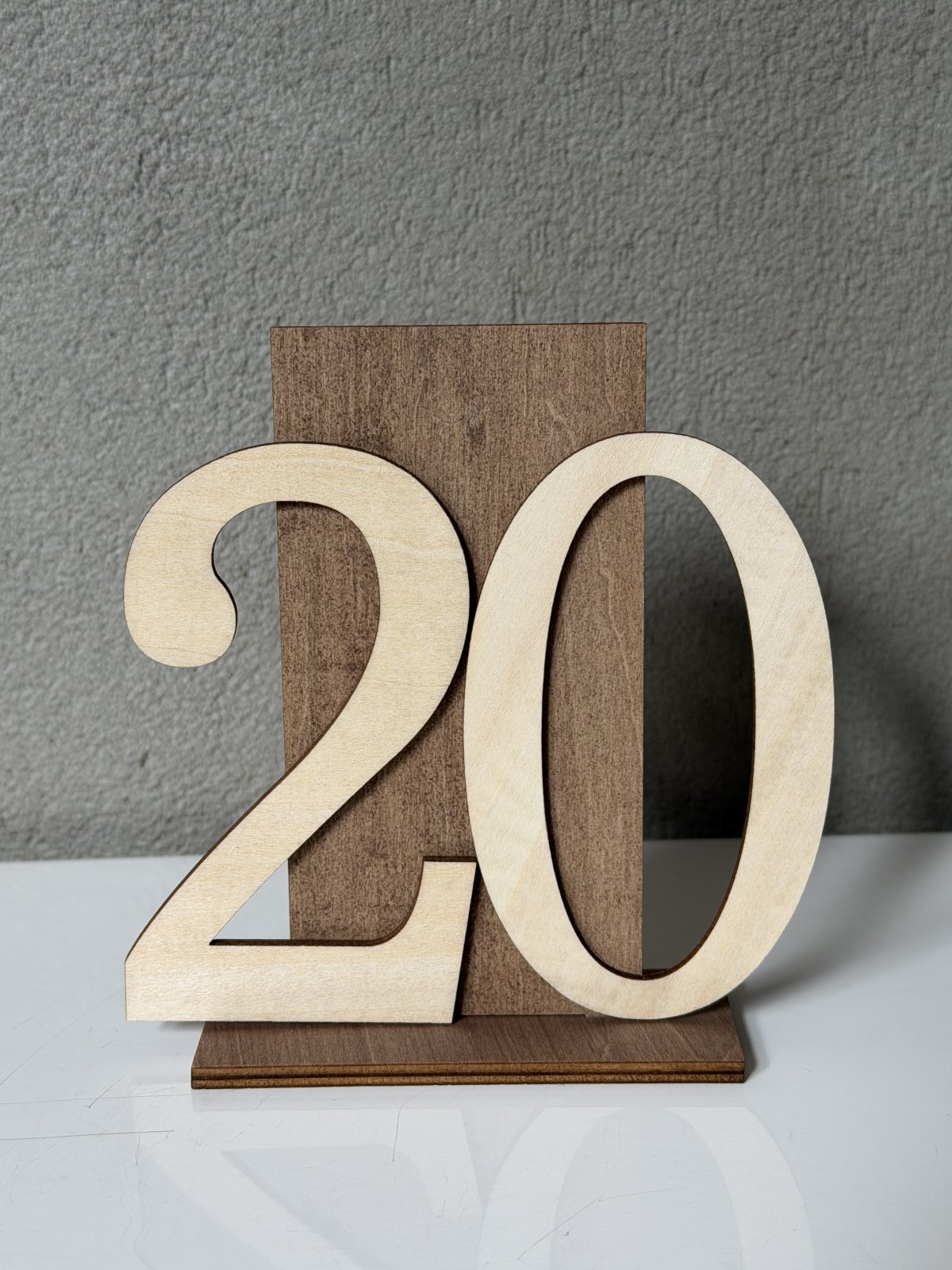 Puiset pöytänumero 1-20 3